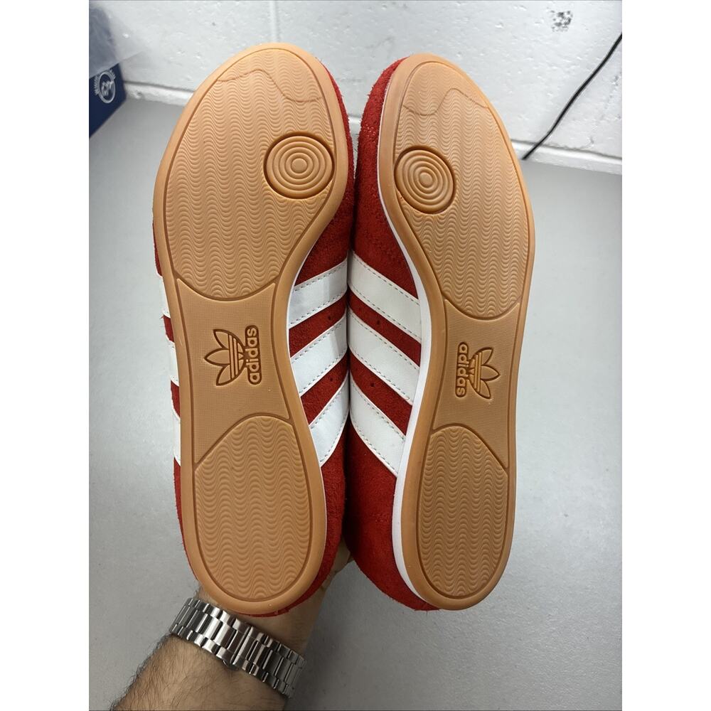New Adidas Originals Taekwondo Lace Red White Gum Sneakers Size 9 Womens JS1460 - Picture 5 of 6